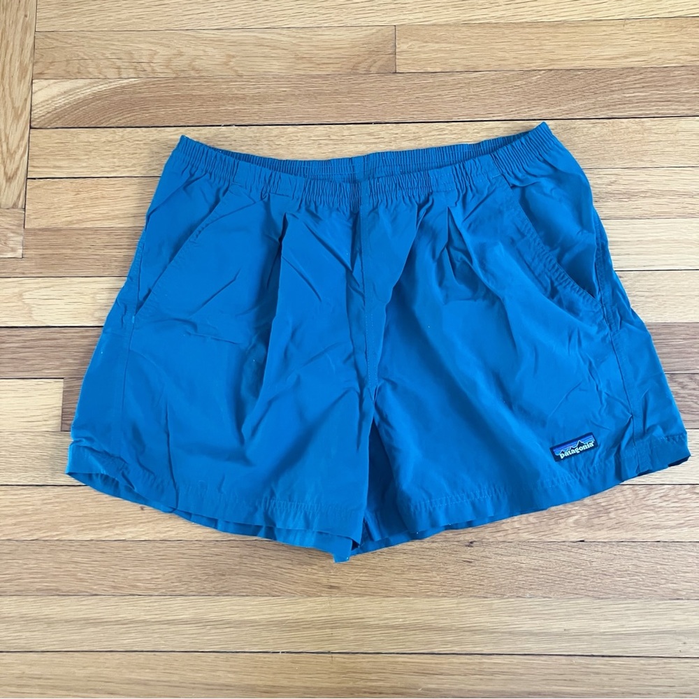 Patagonia Teal Vintage Gorpcore Summer Hiking Camping Baggies Shorts Large
